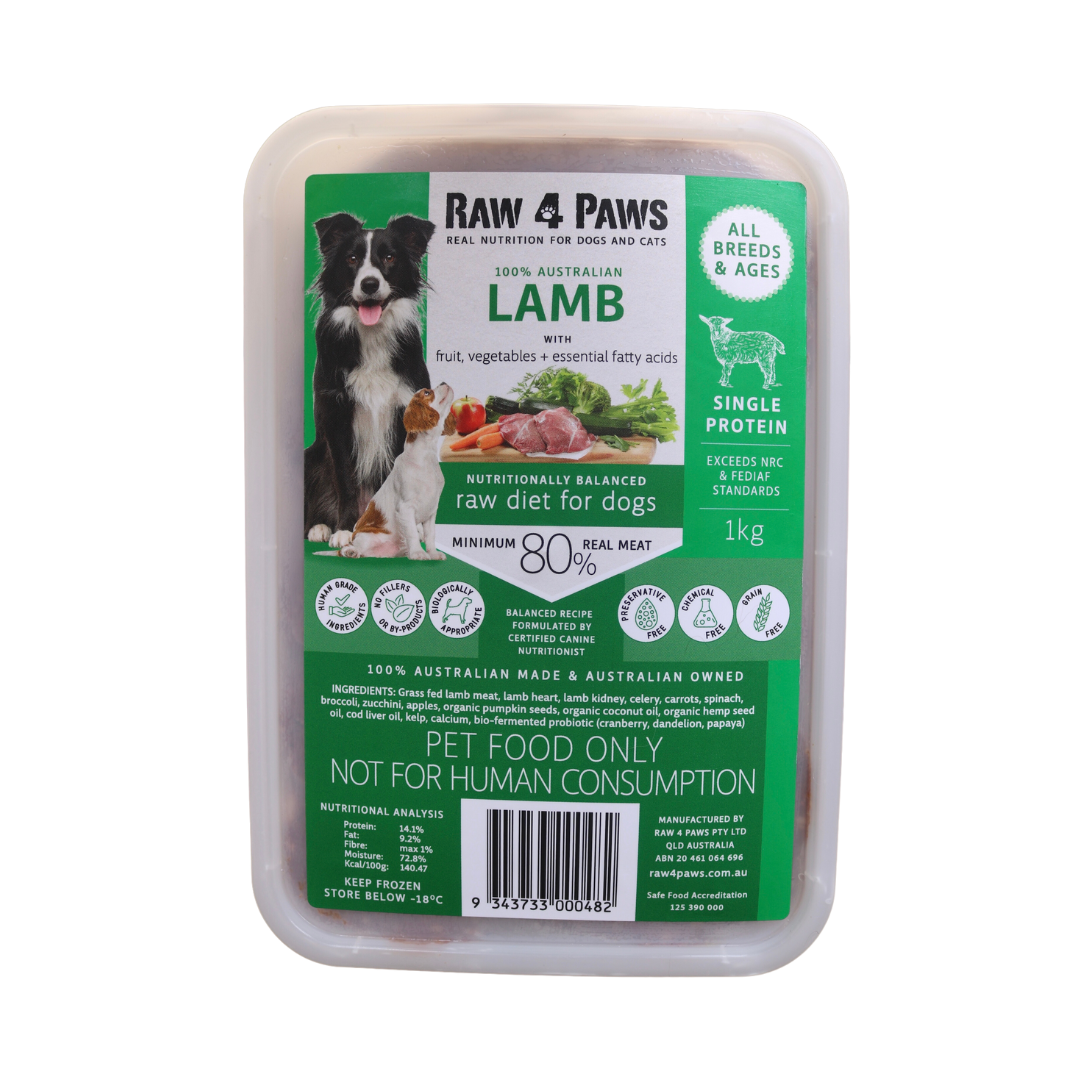 Raw 4 Paws Single Protein Lamb Protein Tubs & Boxes