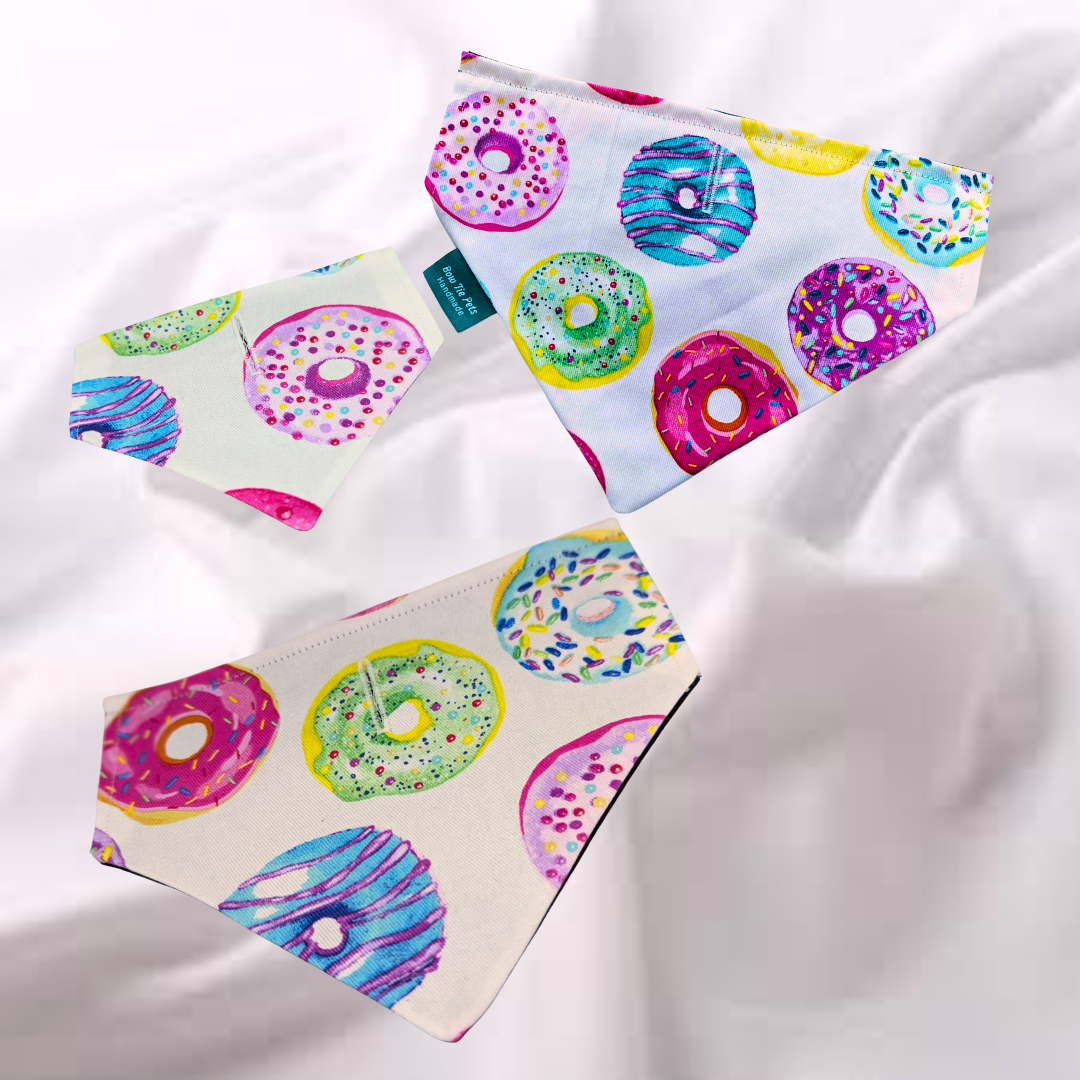 Donuts On Collar Bandana