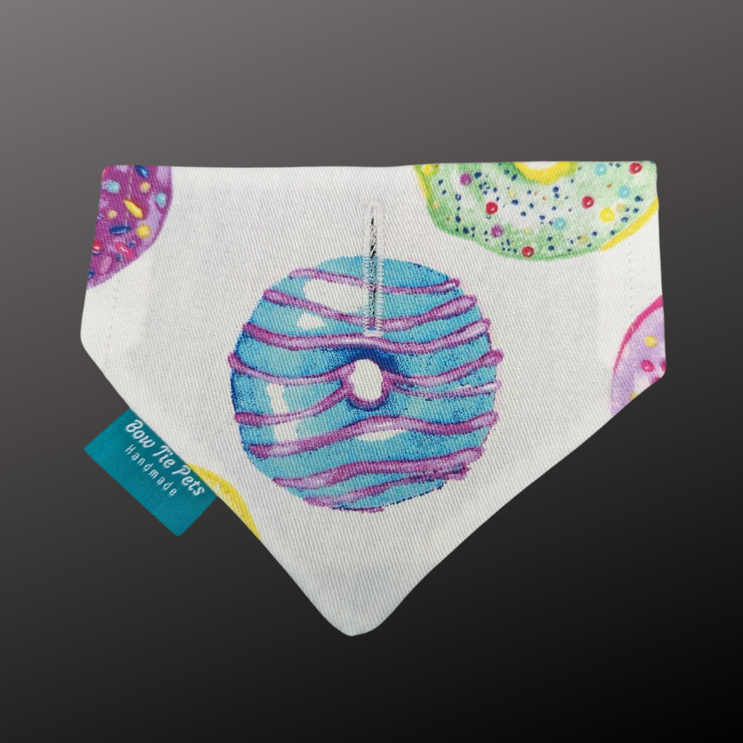Donuts On Collar Bandana