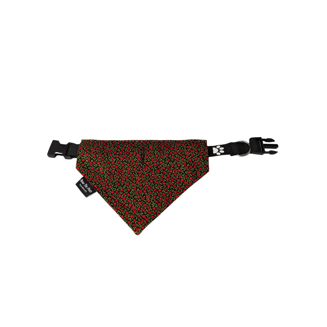 Little Poppies On Collar Bandana