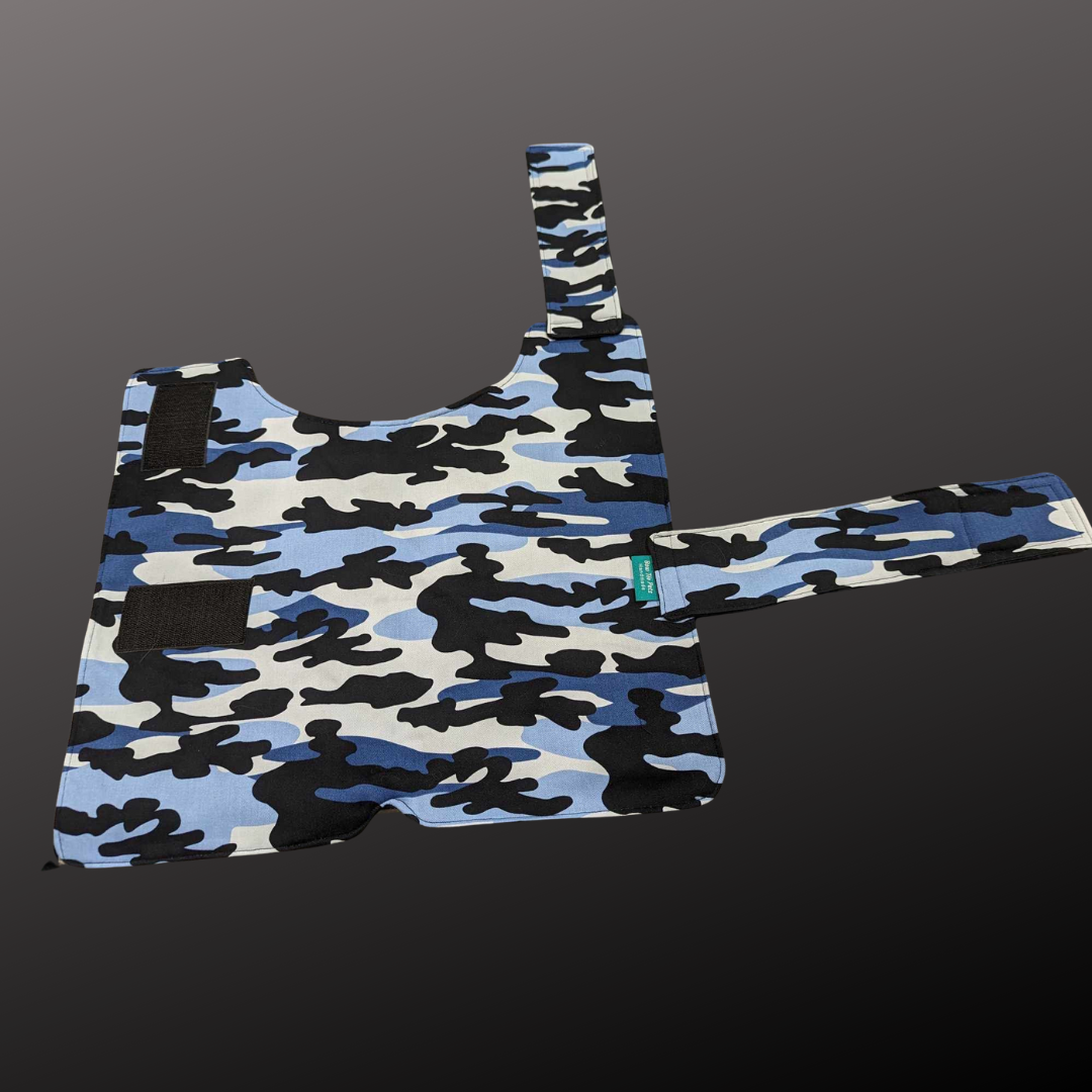 Blue Camo Dog Coat