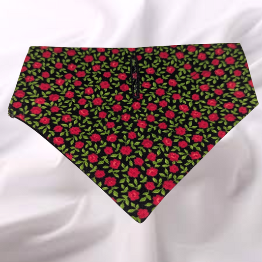 Little Poppies On Collar Bandana