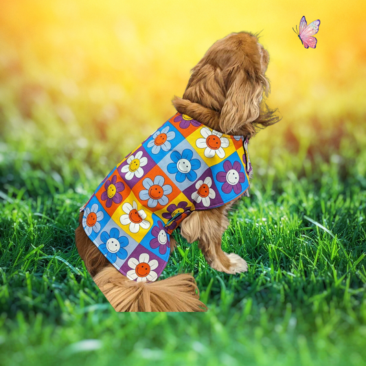 Smiling Daisies Dog Coat