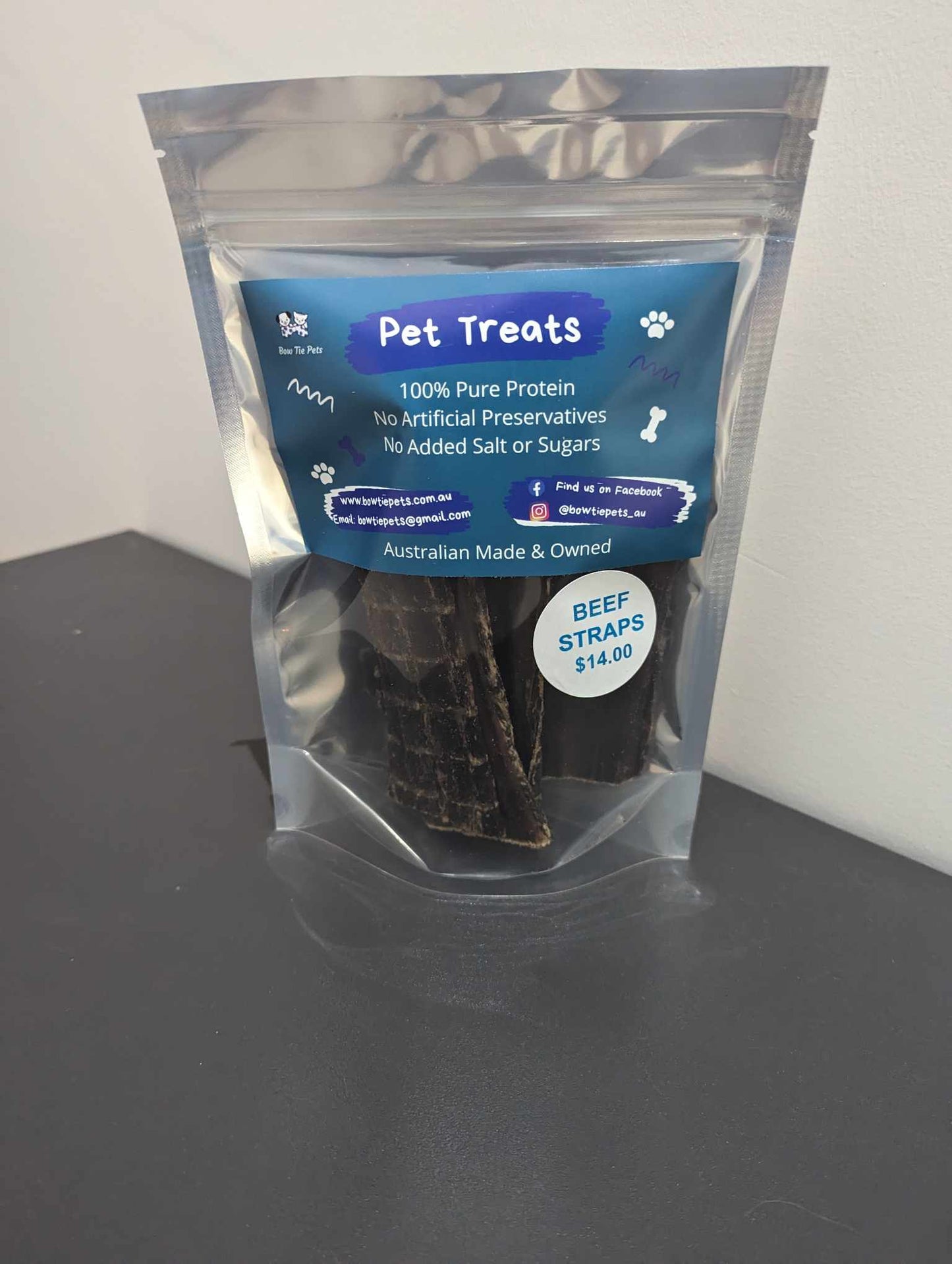 Beef Straps 100g Pk