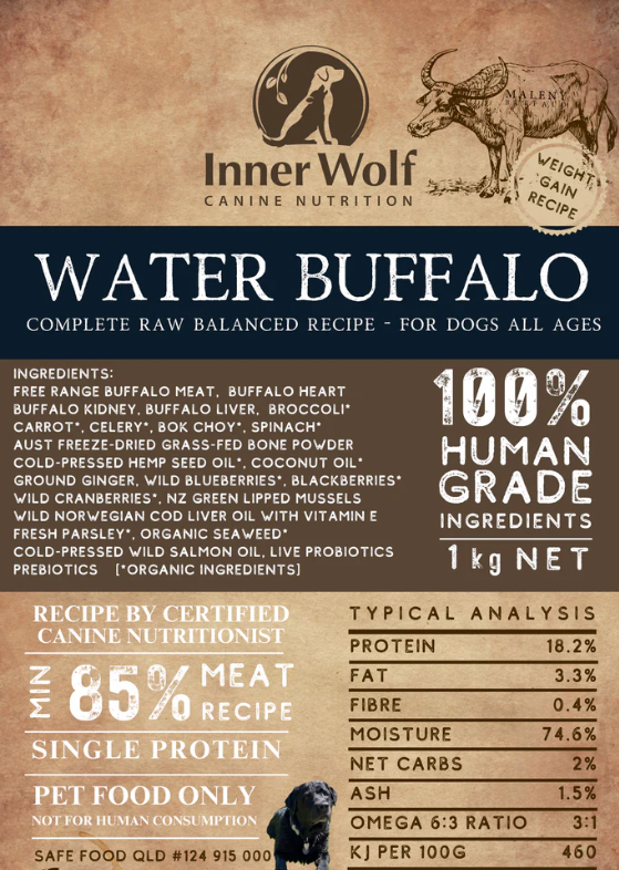 Inner Wolf Free Range Water Buffalo